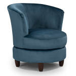Palmona - Swivel Barrel Chair - Espresso - 2948E