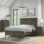 San Mateo Queen Standard Bed | Gray