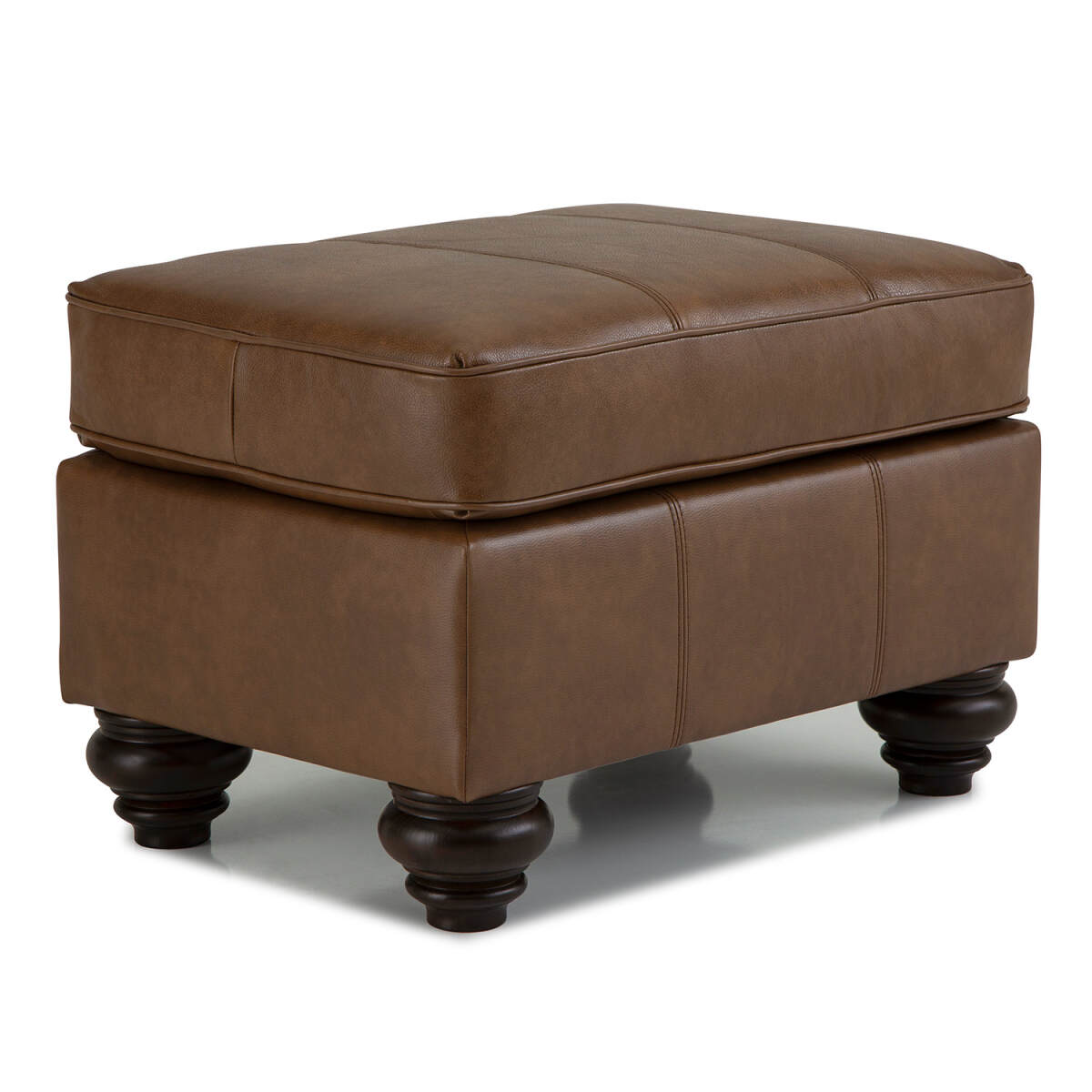 0eb828f6be6b6c1811742478b7dabb10 F24elu - Leather Ottoman - Espresso - F24ELU - Image 1