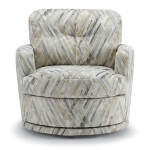 Skipper - Swivel Barrel Chair - Matching Body Fabric - 2978 - Image 4
