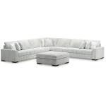 Stupendous 5-Piece Sectional and Ottoman