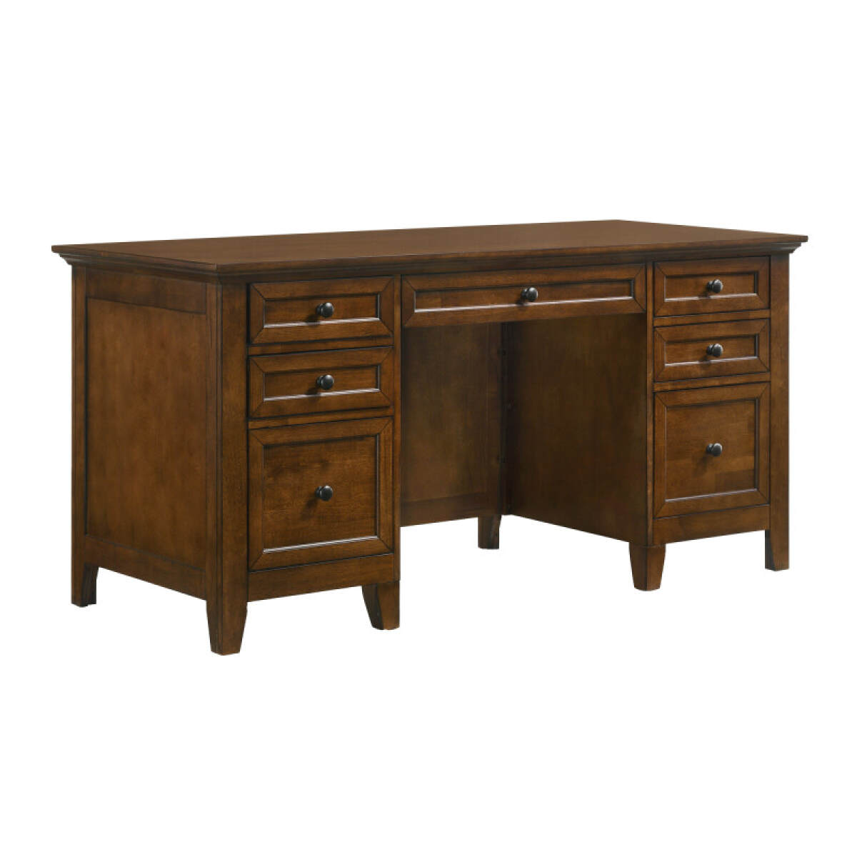 0f8ea86c1e3ef474cd9a1eddf8f4e4f9 San Mateo 62" Executive Desk | Tuscan - Image 1