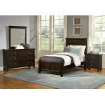 Bonanza Twin Mansion Bed - Merlo Finish - BB27-338/833/900, BB27-552/255/911, - Image 3