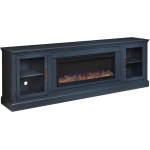 Byron 98" Fireplace Console MBB1970-BLK