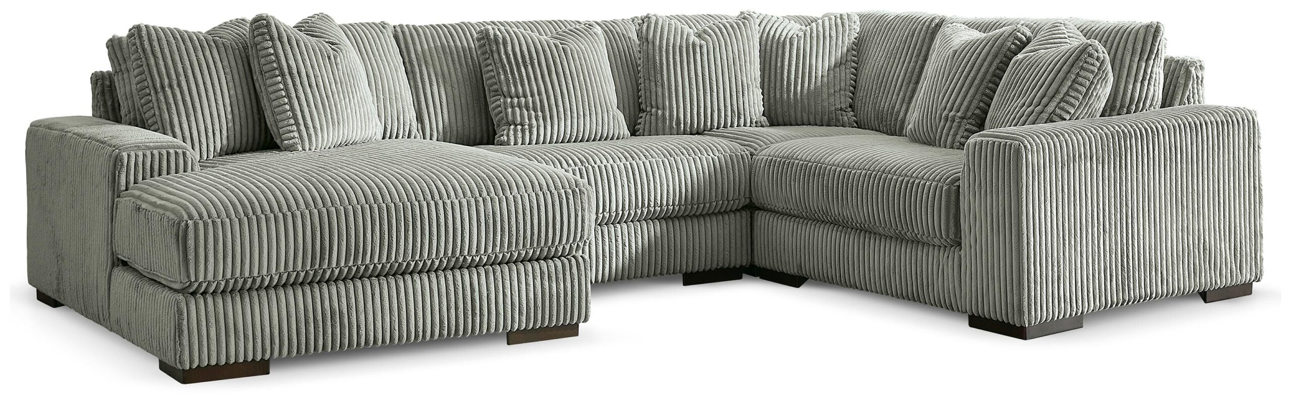 10e5b6366ffb13ed0b99aa79e154598d Lindyn 4-Piece Sectional with Chaise - Image 1