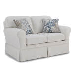 Susanna - Rolled Arm Skirted Loveseat - L70