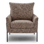 Morely - Modern Styled Chair - BLACK METAL - 1070BM - Image 10