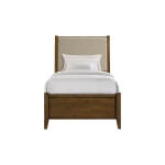 Andover Twin Uph. Bed | Walnut - Image 3