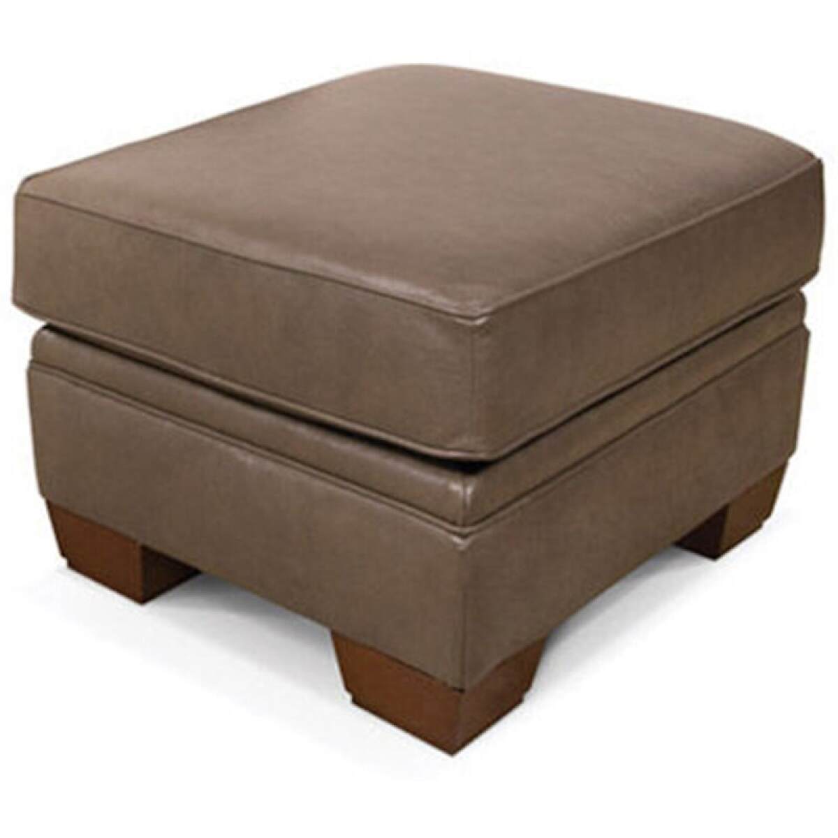 127e113f3655450771122e32a2f01466 Monroe Leather Ottoman - Image 1