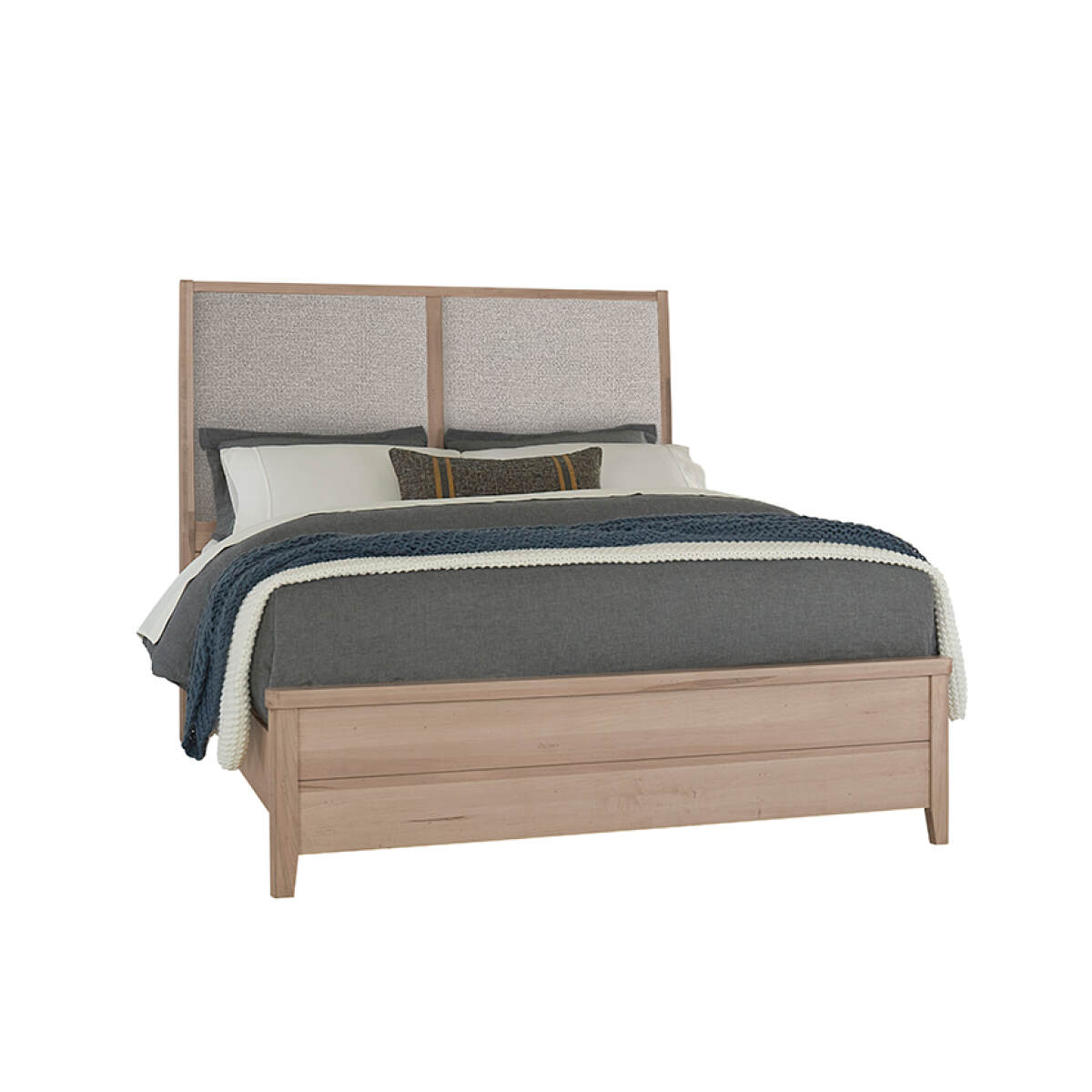 1452b8860f714a48322c7c92e4671e75 Woodbridge Upholstered Bed-grey - 822-551-155-052-922; 822-661-166-062-922-MS1; 822-661-166-062-944-MS1 - Image 1