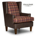 Sterling - Modern Wingback Chair - Dark Walnut - 2130DW - Image 13