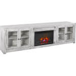 Avery Loft 97" Fireplace Console W/ 4 Doors WDY1970-LIM
