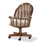 Classic Oak Chestnut Curved Top Game Chair - Image 3