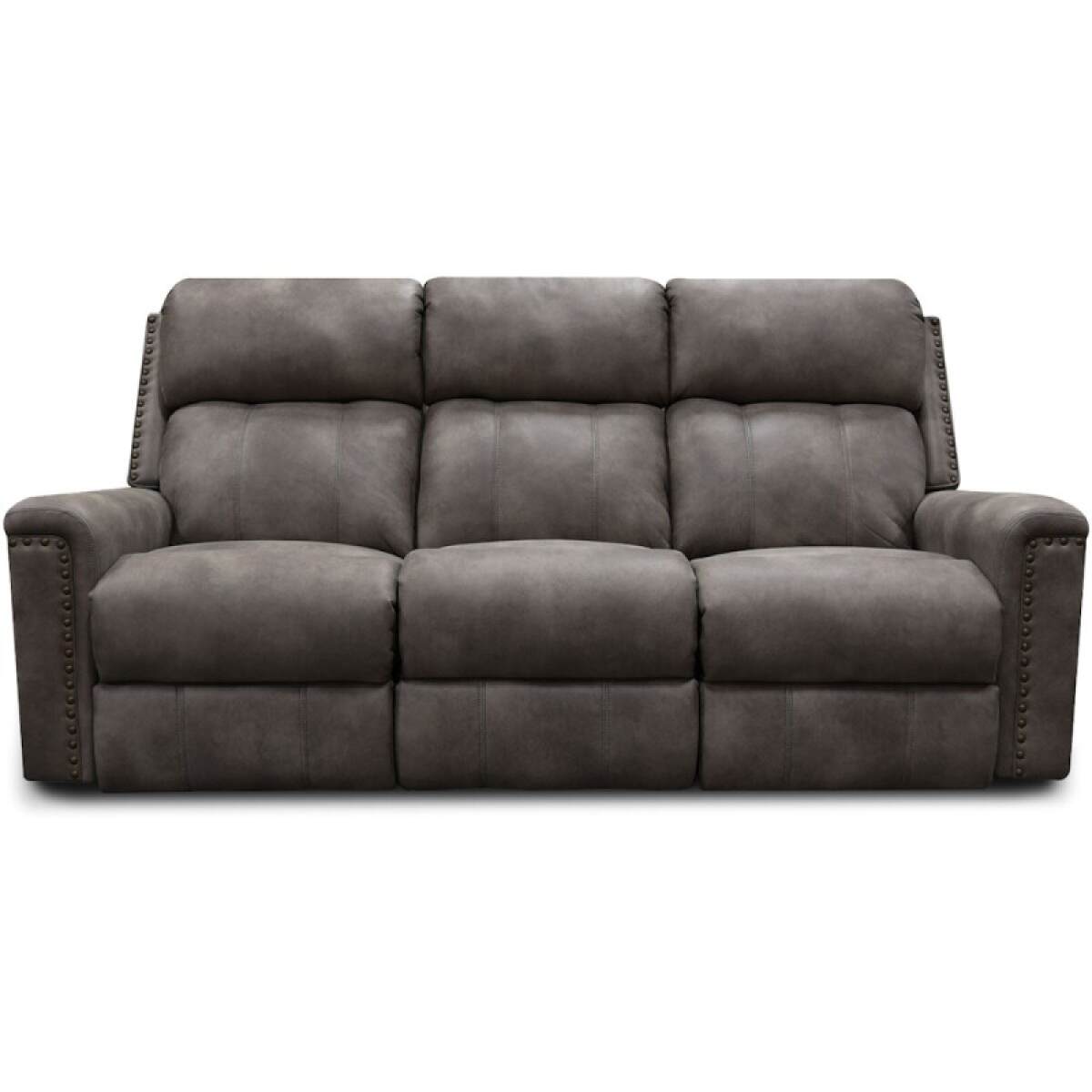 15302e3bd59d8806af8ecee0978f3992 Double Reclining Sofa With Nails - Image 1