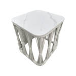 Alexa Outdoor Seating Side Table (stone top) - Image 4