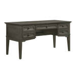 San Mateo 62" Half Ped Desk | Gray