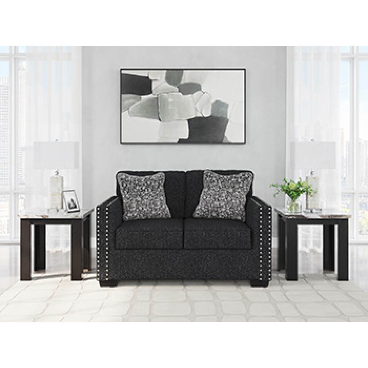 16da8c04bce55e0ae44b3a899b592889 Jasmine Peaks Loveseat - Image 1