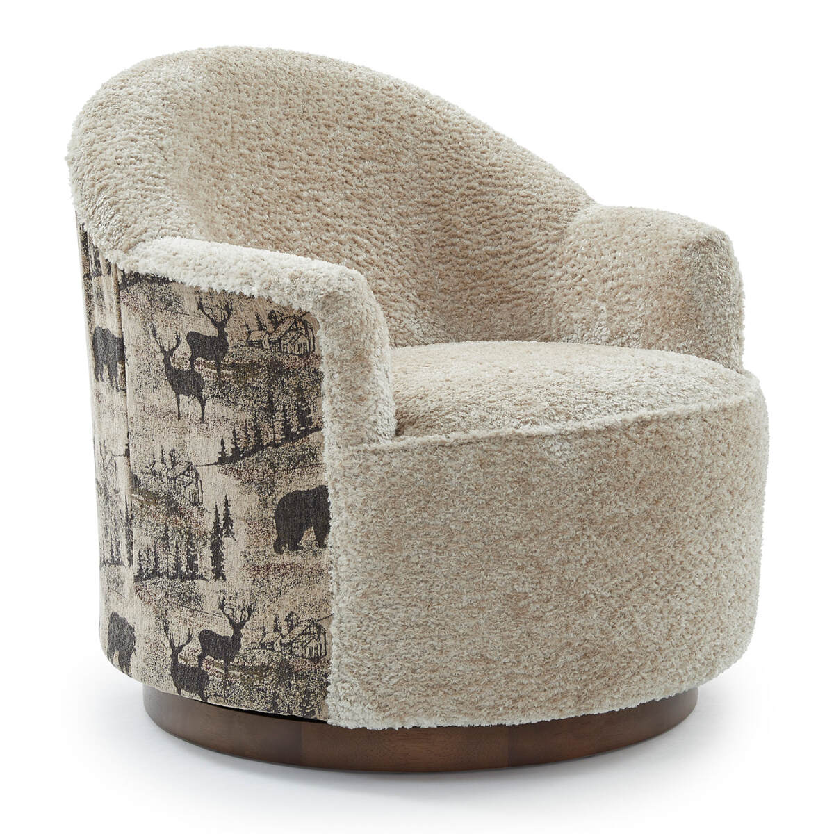 177273841a40cd86395566d432820537 April - Swivel Barrel Chair - FS2138 - Image 1