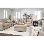 Dovely - Transitional, Stationary Loveseat W/ 2 Pillows - L25 - Image 5