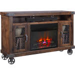 Industrial 62" Highboy Fireplace Console DN1901-FRT - Image 5