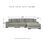 Lindyn 3-Piece Sectional and Chair - Image 23