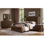 Lodge & Loft Floating Panel Bed With Footboard Storage - 840-557-050B-502-555; 840-667-066B-502-666 - Image 4