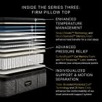 Carton Beautyrest Black Series Three 16.5" Firm Pillow Top Mattress -Twin XL - Image 3