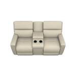 Apollo Power Reclining Loveseat W/ Console Headrest & Lumbar