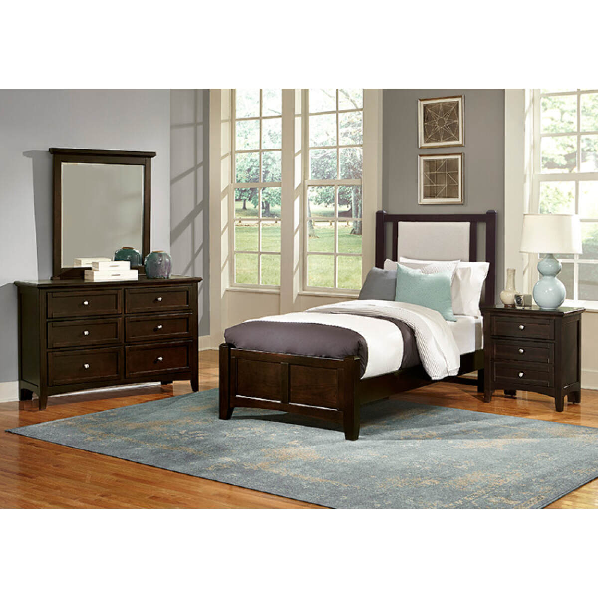 1aabf9c06111dcc1b88cd0f4a145a9f9 Bonanza Twin Upholstered Bed 3/3 - Linen - BB27-331-031-833-900 - Image 1