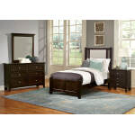 Bonanza Twin Upholstered Bed 3/3 - Linen - BB27-331-031-833-900