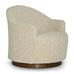 April - Swivel Barrel Chair - Dark Walnut - FS2138DWMF - Image 15