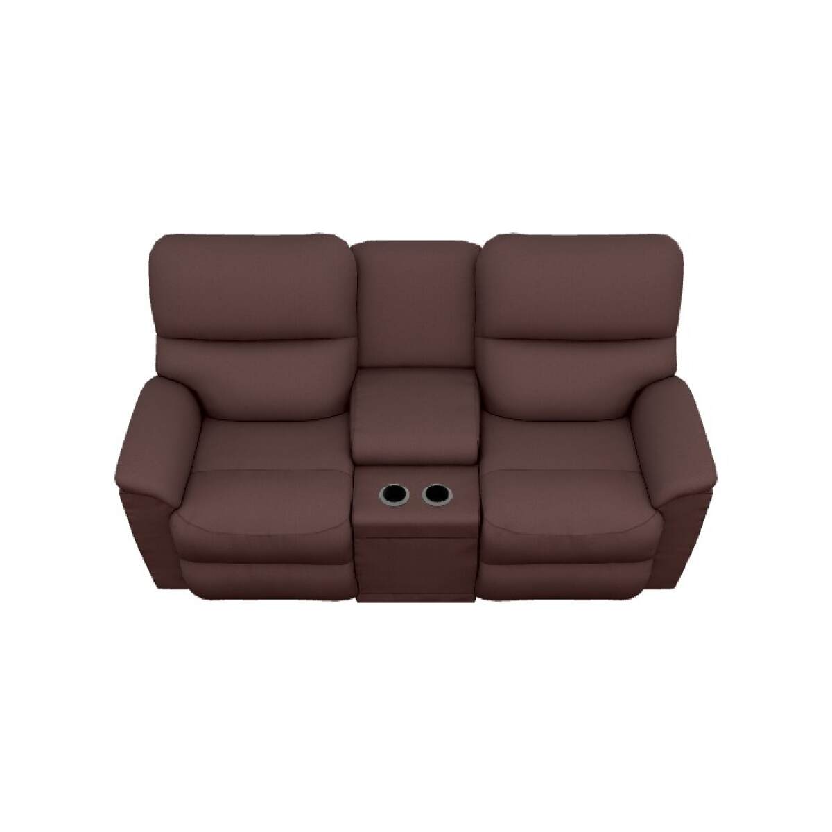 1b5d8dd496b544e3f4af604670f2ba53 Brooks Reclining Loveseat W/ Console - Image 1