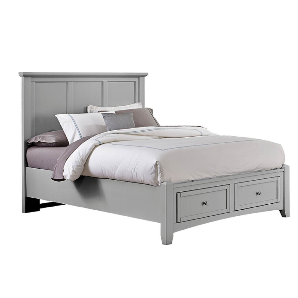 1c6c2c70c1a9b9840646b7f88c2468ec Bonanza Full, Queen, & King Mansion Storage Bed - Grey Finish - BB26-552-046B-302-444, BB26-558-050B-502-555, BB26-668-066B-502-666 - Image 1