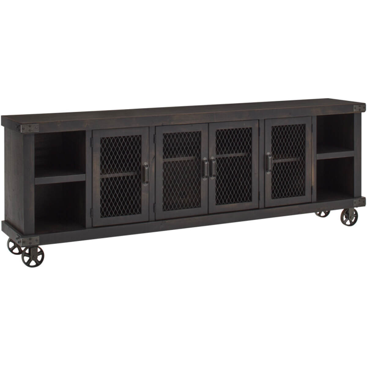 1d020fee72805b0a6538bb2c554c348d Industrial 96" Console W/ 4 Doors - Image 1