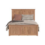 Oak Park Queen Captain's Bed w-12 Drawers | Taupe - Image 4