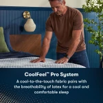 iComfortPro Buckingham 16" Latex Foam Plush Pillow Top Mattress Low Profile Set -Twin XL - Image 8
