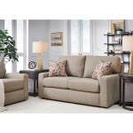 Dovely - Transitional, Stationary Loveseat W/ 2 Pillows - L25 - Image 4