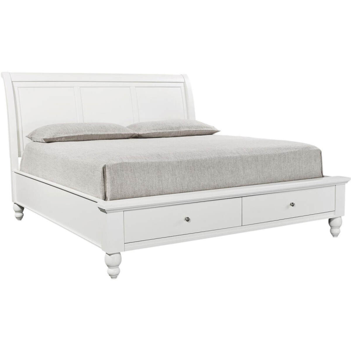 20515201aae212d6c1a5bca085427bc8 Cambridge Sleigh Bed ICBBRWGRP13 - Image 1