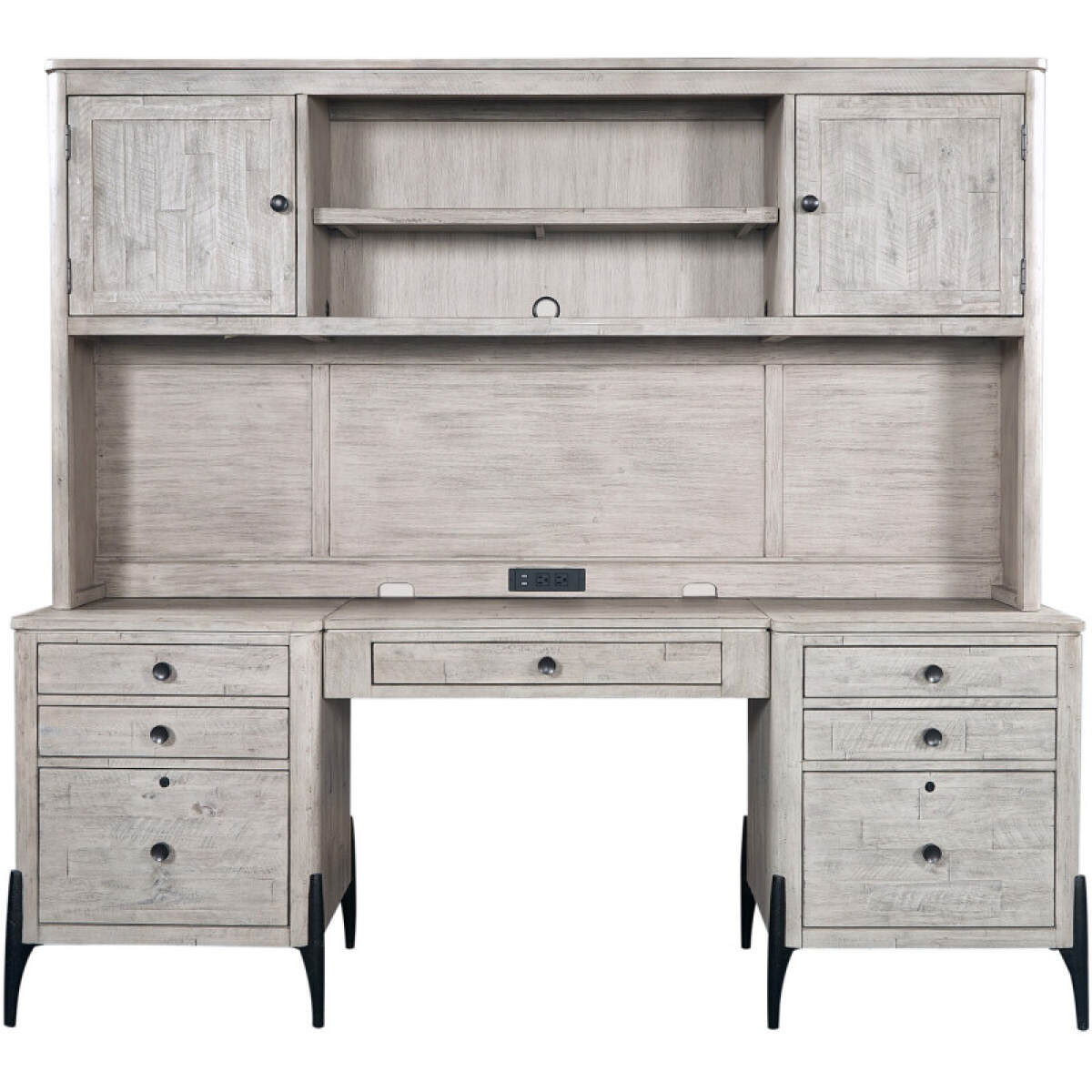 20b3686366a1446a03881ac4f7912ab0 Zane Credenza & Hutch I256HOGRP3 - Image 1