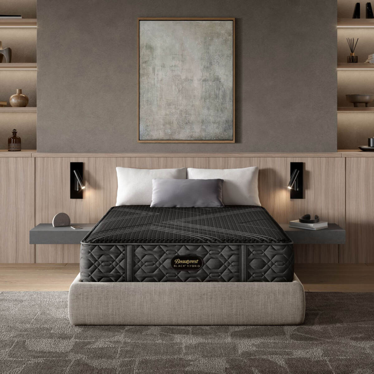 20ec991cea186a698b6c18f4891e985a Beautyrest Black® Series One 13" Hybrid Medium Mattress -Cal King Split - Image 1