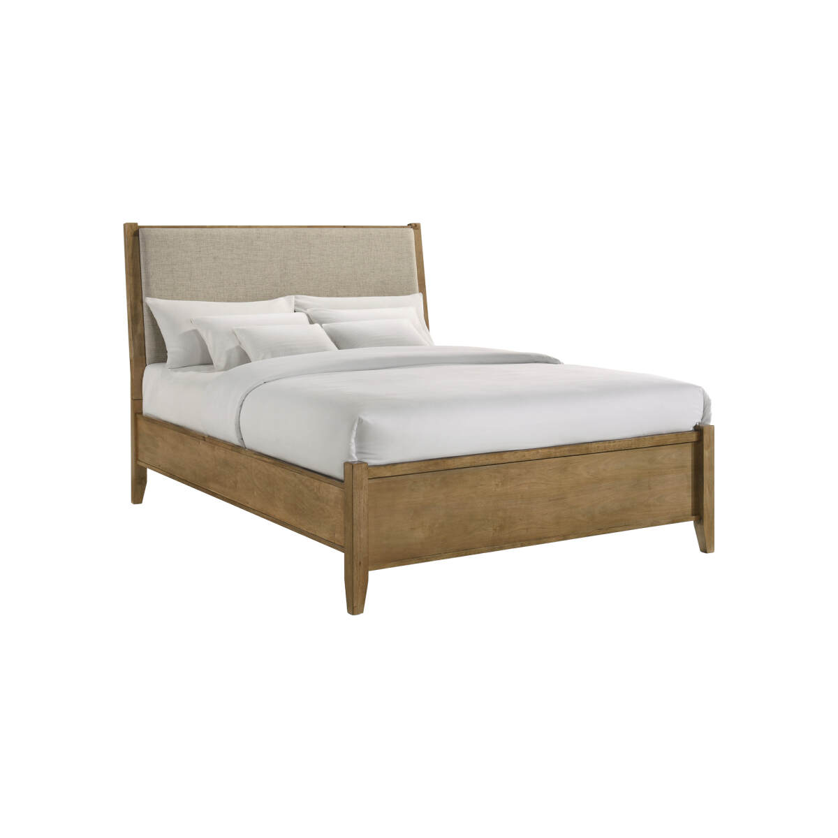 219ae5371c52238c662b46c087e2a04c Andover Queen Uph. Bed | Maple - Image 1