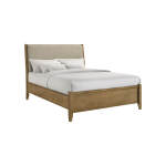 Andover Queen Uph. Bed | Maple
