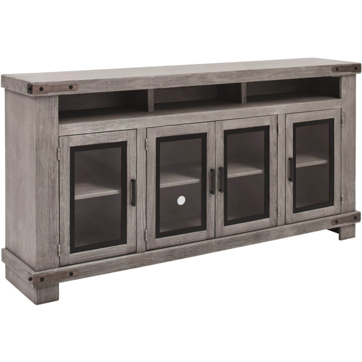 222f9923b48468b0ac706a6016da78f1 Sawyer 79" Highboy Console W/ 4 Doors - Image 1