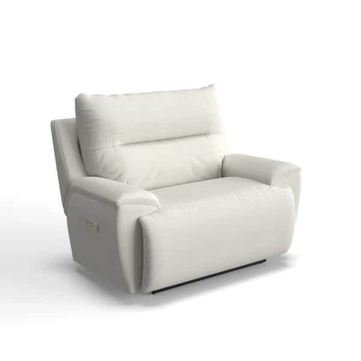 24309011b21e395148bfa31b16ef33e7 Palmer Power Reclining Chair & A Half W/ Headrest - Image 1