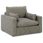 Dramatic Sofa, Loveseat, Oversized Chair and Ottoman - Image 12