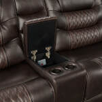 Cody Dual-Power Sectional Set | Dark Brown - Image 6
