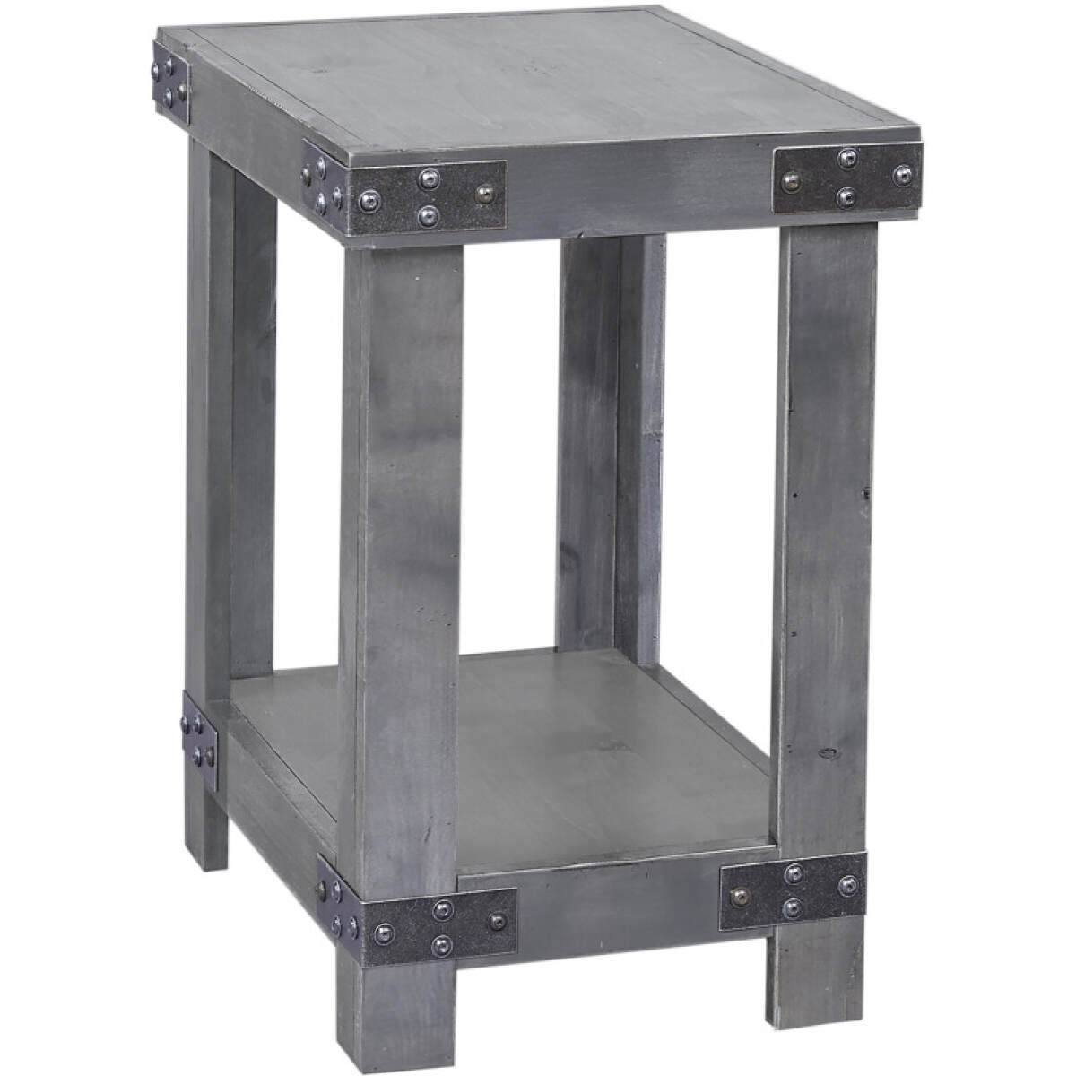 265bfb4182d81479a687d1ca232ae3c8 Industrial Chairside Table - Image 1