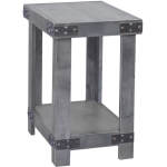 Industrial Chairside Table