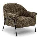 Torrey - Modern Accent Chair With Metal Framed Legs - BLACK METAL - 1080BM - Image 9