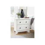 Cool Farmhouse Night Stand - 2 Drwr - 804-227 - Image 3